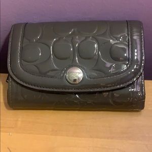 Coach gray wallet